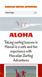 Mobile Screenshot of hawaiiansurfingadventures.com